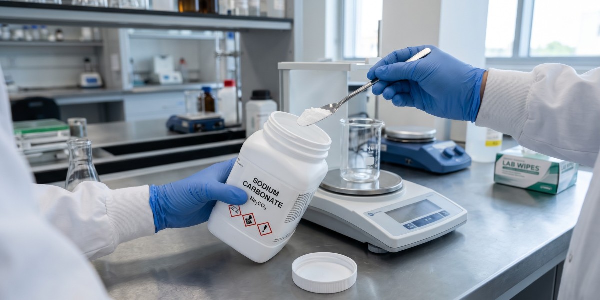 Why do we need fgloves for sodium carbonate